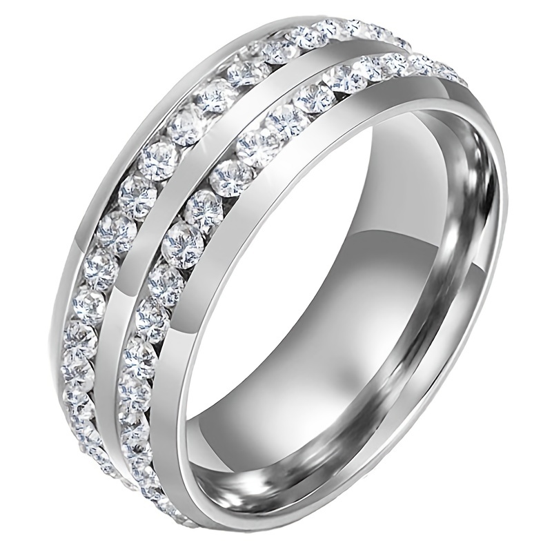 Romantic Couple Heart Ring Jewelry